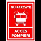 Indicator de parcare nu parcati acces pompieri