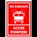 Indicator de parcare nu parcati acces pompieri